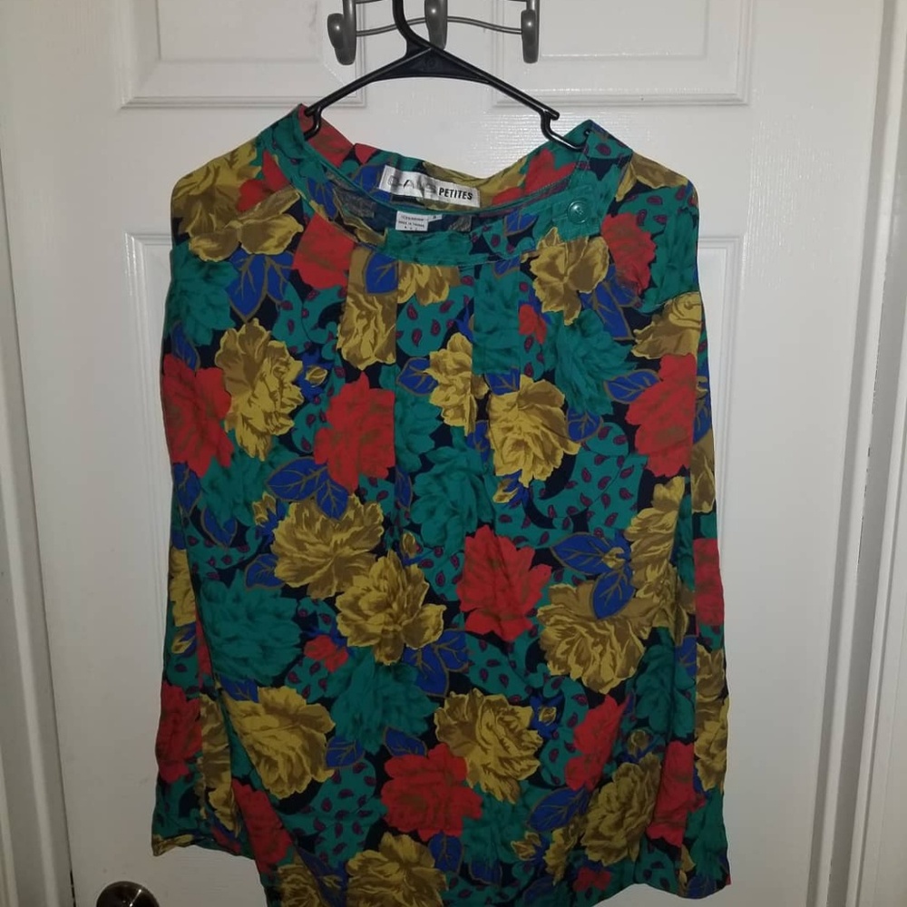 Floral pocketed skirt
